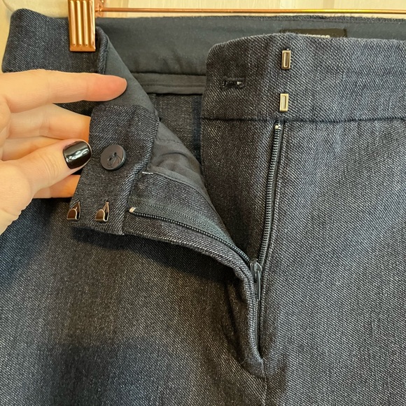 Express Editor Mid Rise Bootcut Pant 6S Heather Blue - Picture 5 of 5